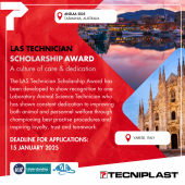 The Tecniplast LAS Technician Scholarship Award